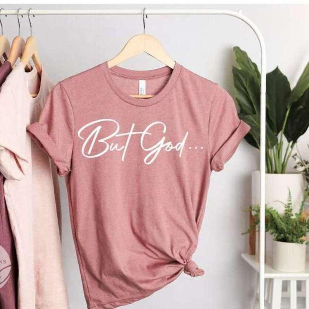 But God Christian Faith Minimal Statement Inspirational Unisex T Shirt